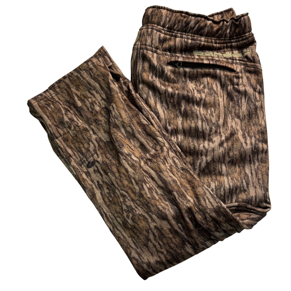 Banded Mossy Oak Bottomland Camo Fleece Lined Hunting Pants Mens XL Brown